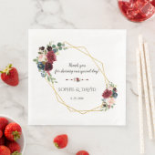 メルロネイビーブルーフローラ金ゴールドフレーム結婚ズ (インサイチュ)