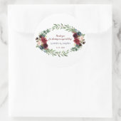 メルロネイビーブルーフローラ開花結婚ズ ラウンドシール (バッグ)