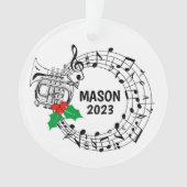 メルロフォンマーチングバンドクリスマスオーナメント オーナメント (正面)