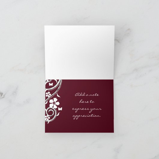 メルロフローラ旋回サンキューカード サンキューカード (内部)