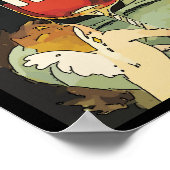 メルロブドウ、ワイン ポスター (角)