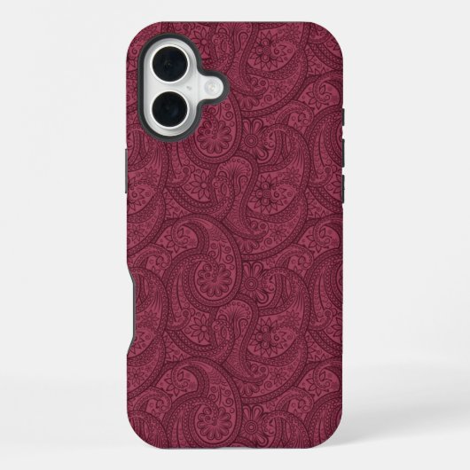 メルロペイズリー iPhoneケース (裏面)