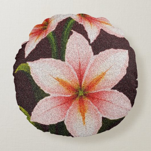 メルロラディアンスリリー ラウンドクッション (正面)