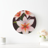 メルロラディアンスリリー ラージ壁時計 (ホーム)