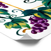 メルロワイン愛好家の時に私を持っていたカスタム ポスター (角)