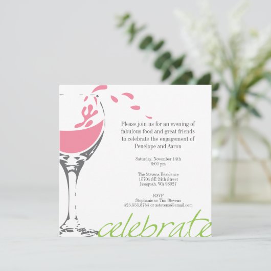 メルローのパーティの招待状をはねかけること 招待状 (スタンド正面)