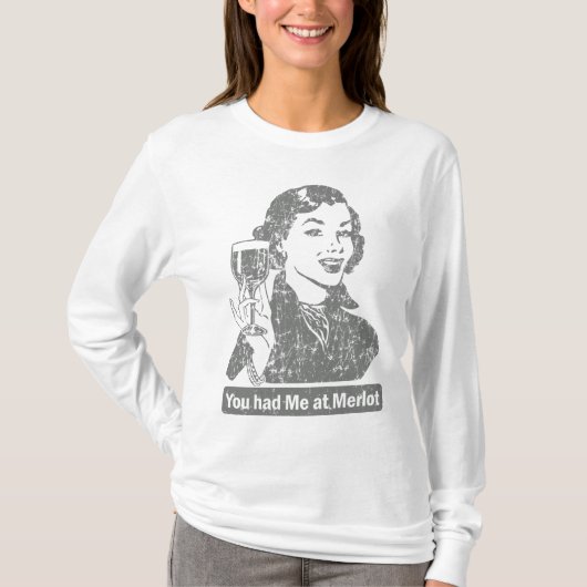 メルローのTシャツで私がありました Tシャツ (正面)