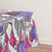 メルローズとピンクのハミングバードガーデン テーブルクロス (インサイチュ)
