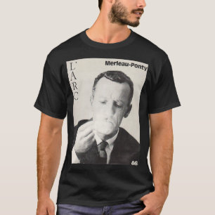メルローフランスのポンティ哲学者20世紀のフェン Tシャツ