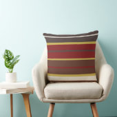 メルロ金ゴールドウッド&オークストライプ材 クッション (椅子)