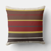 メルロ金ゴールドウッド&オークストライプ材 クッション (裏面)