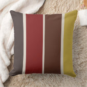 メルロ金ゴールドウッド&オークストライプ材 クッション (ブランケット)