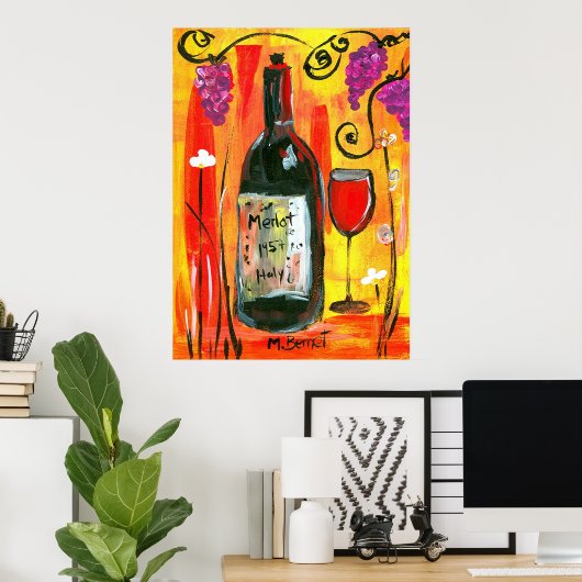 メルロ1957 ポスター (ホームオフィス)