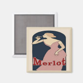 メルロ・ワイン・タイム マグネット (正面/裏面)