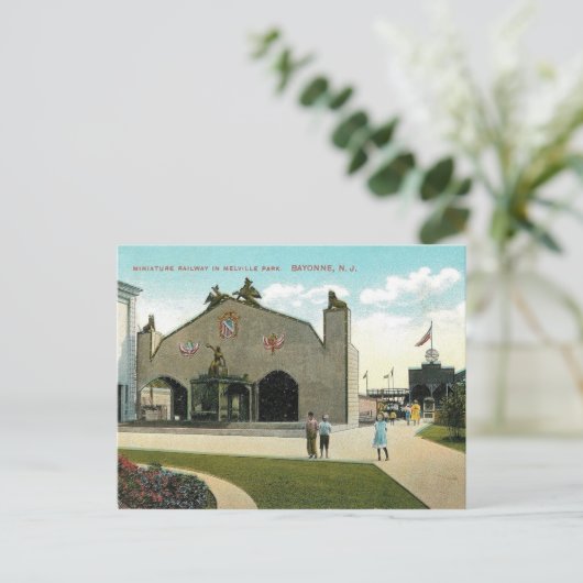 メルヴィルアミューズメントパークバイヨンヌNJヴィンテージ ポストカード (スタンド正面)
