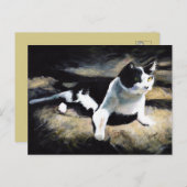 メルヴィンザキャットファインアート ポストカード (正面/裏面)