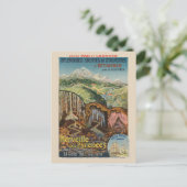 メルヴェイユデピレネズフランスヴィンテージポスター1903 ポストカード (スタンド正面)