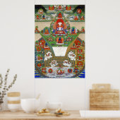 メル山と仏教の宇宙 ポスター (キッチン)