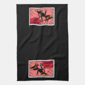 メル忍者猫キッチンタオル キッチンタオル (縦)