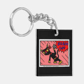 メル忍者CATアクリルキーチェーン キーホルダー (正面左)