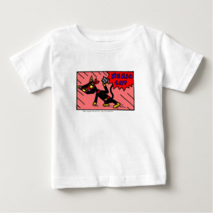 メル忍者CAT乳児Tシャツ ベビーTシャツ