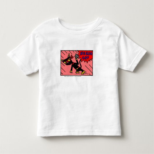 メル忍者CAT幼児Tシャツ トドラーTシャツ (正面)
