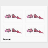 メル 長方形シール (シート)