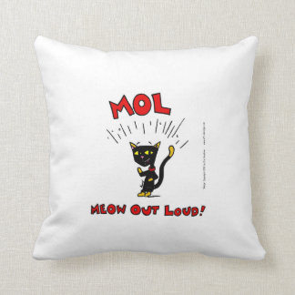 メル"MOL: 猫の鳴き声は大声で"置きます クッション