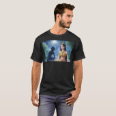 メレアは庭でラフを待っている Tシャツ (正面フル)