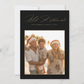 メレエレガントカリキマカブラック金ゴールド熱帯写真 シーズンカード (正面)