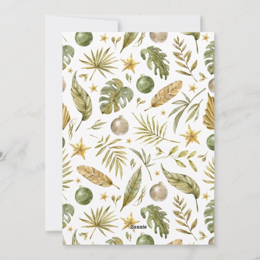 メレエレガントカリキマカ写真クリスマス シーズンカード (裏面)