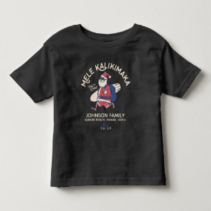メレカスタムカリキマカサンタハワイアンクリスマス トドラーTシャツ