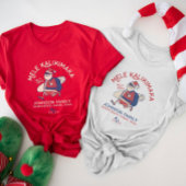 メレカスタムカリキマカサンタハワイアンクリスマス Tシャツ