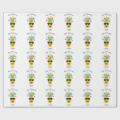 メレカリキパーソナライズされたマカパイナップル ラッピングペーパー (フラット)