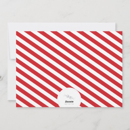 メレカリキマカかわいいおもしろいクリスマスツリーキッズ写真 シーズンカード (裏面)