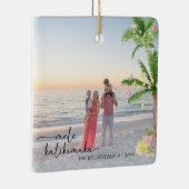 メレカリキマカのクリスマスホリディフルフォト セラミックオーナメント (右)