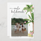 メレカリキマカのクリスマスホリデーフォトカード シーズンカード (正面/裏面)