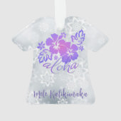 メレカリキマカアンドアロハグリーティングオーナメント オーナメント (裏面)