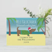 メレカリキマカウィーナーフラットクリスマス シーズンカード (スタンド正面)