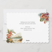 メレカリキマカウォーター色ビーチフローラ写真 シーズンカード (裏面)