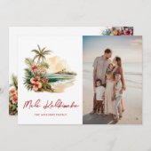 メレカリキマカウォーター色ビーチフローラ写真 シーズンカード (正面/裏面)