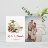 メレカリキマカウォーター色ビーチフローラ写真 シーズンカード (スタンド正面)