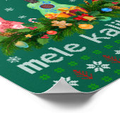 メレカリキマカウクレレギターギフト醜いウクレレ ポスター (角)