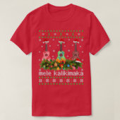 メレカリキマカウクレレギター醜いウクレレキリスト Tシャツ (デザイン正面)