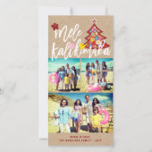 メレカリキマカカラーフラワークリスマスツリー写真 シーズンカード (正面)