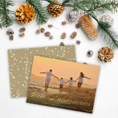 メレカリキマカクラシック台本クリスマスフォト 箔シーズンカード