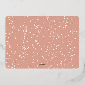 メレカリキマカクリスマスツリーブラシスクリプト写真 箔シーズンカード (裏面)