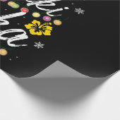 メレカリキマカクリスマスハワイアンアパレル ラッピングペーパー (角)