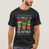 メレカリキマカクリスマスハワイアンサンタティキアグリ Tシャツ (正面)