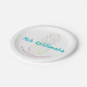 メレカリキマカクリスマスパイナップルトロピカル ペーパープレート (アングル)